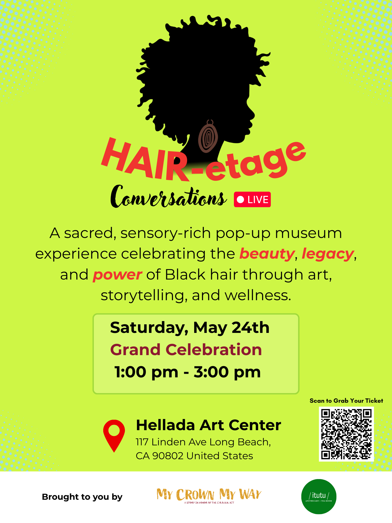 HAIR-etage Conversations Live on May 24